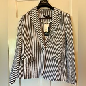 Brooks Brothers New with tags seersucker jacket. Size 14